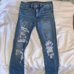 American Eagle distressed jeans